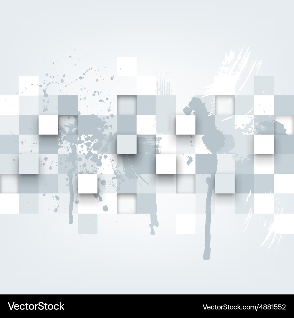 Abstract texture with squares vector image