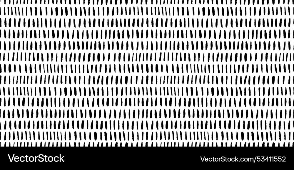 Black Dash Stripe Pattern Vector Image