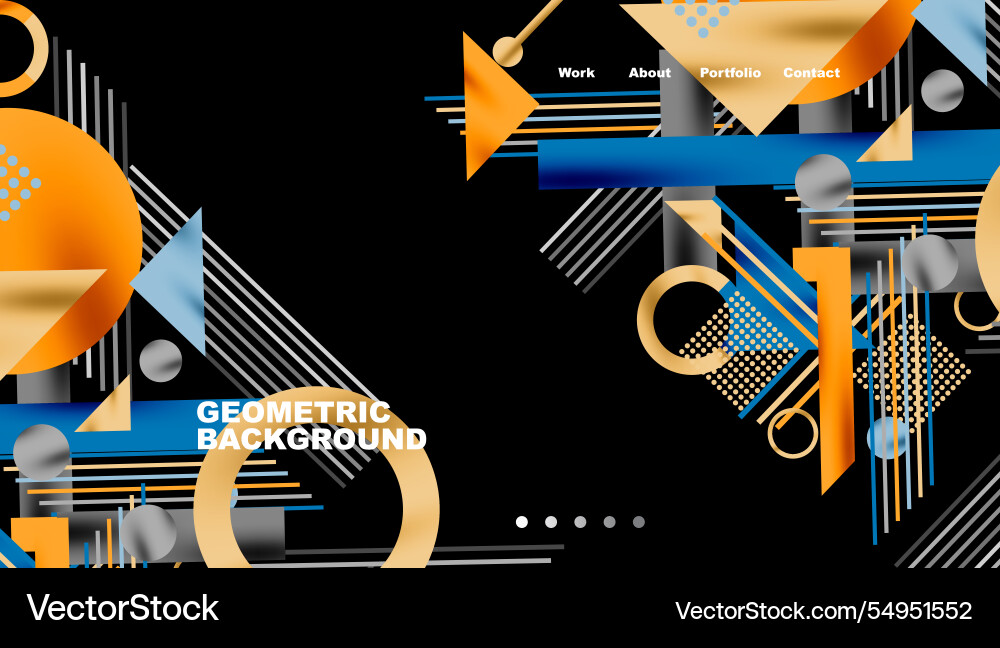 Geometric background showcasing sharp lines Geometric background showcasing sharp lines vector image