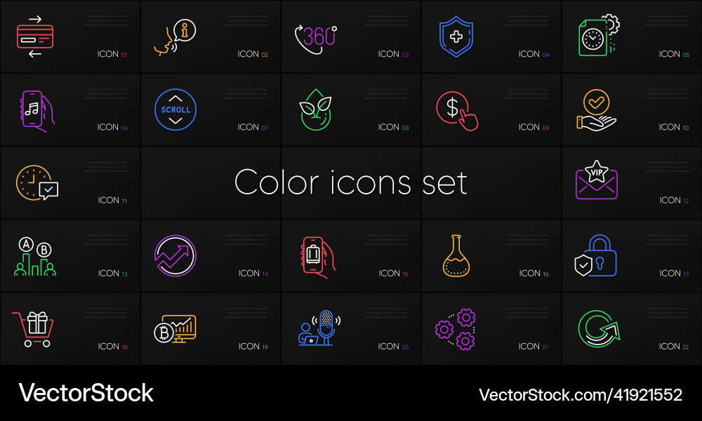 Set of reload organic product and scroll down Set of reload organic product and scroll down Vector Image
