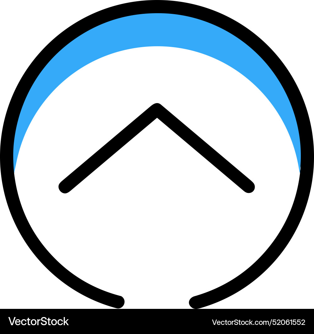 Upload outline icon symbol image Vector Image