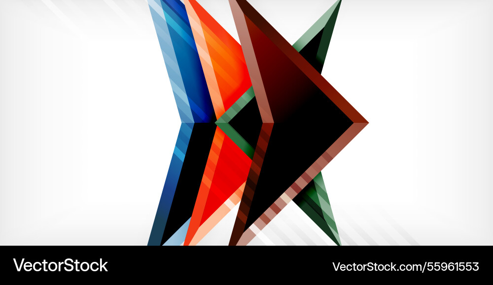 Abstract background color triangles and arrows Abstract background color triangles and arrows vector image
