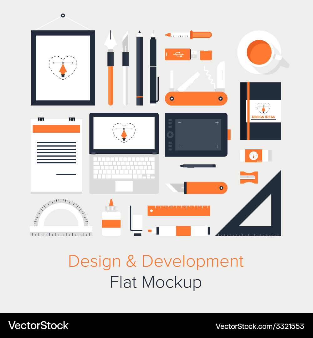 App & Web Development Tools vector image