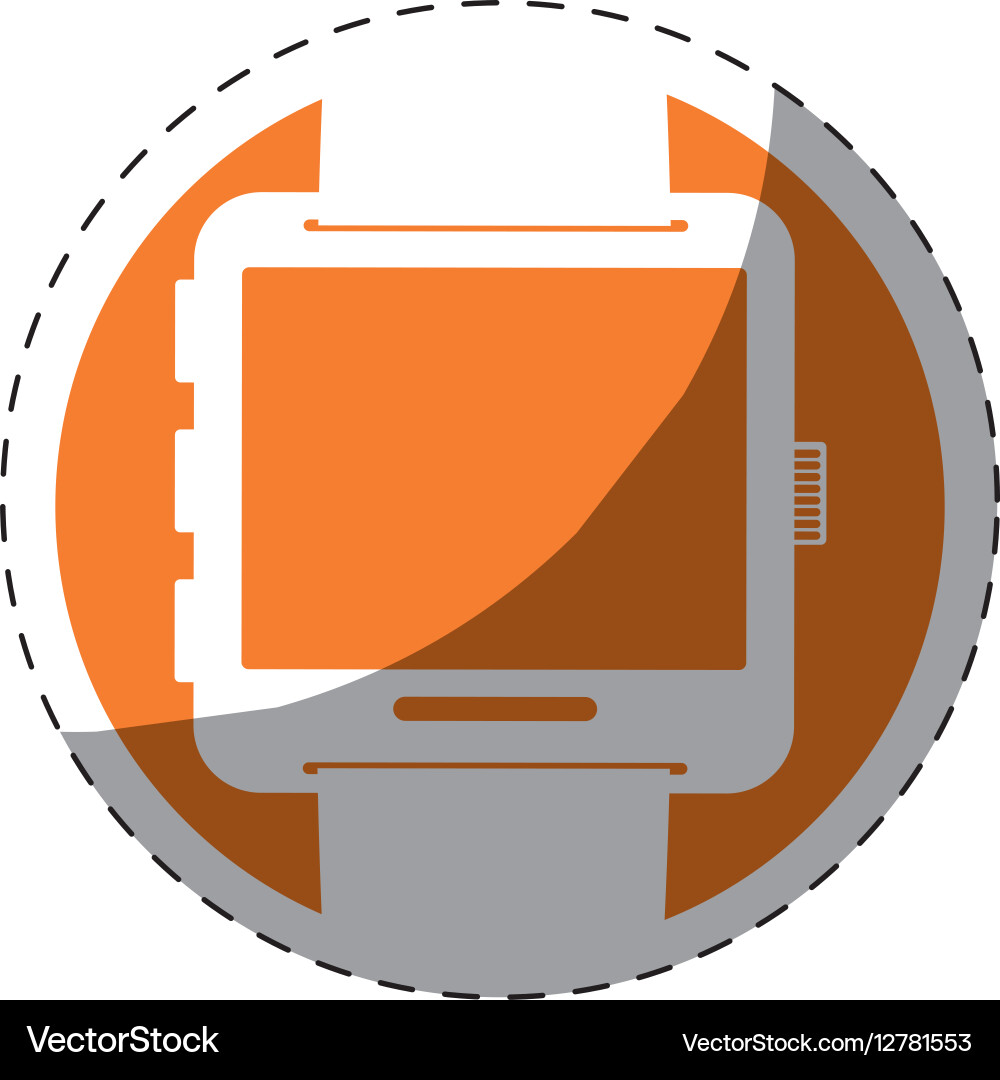Smartwatch button thumbnail icon image vector image