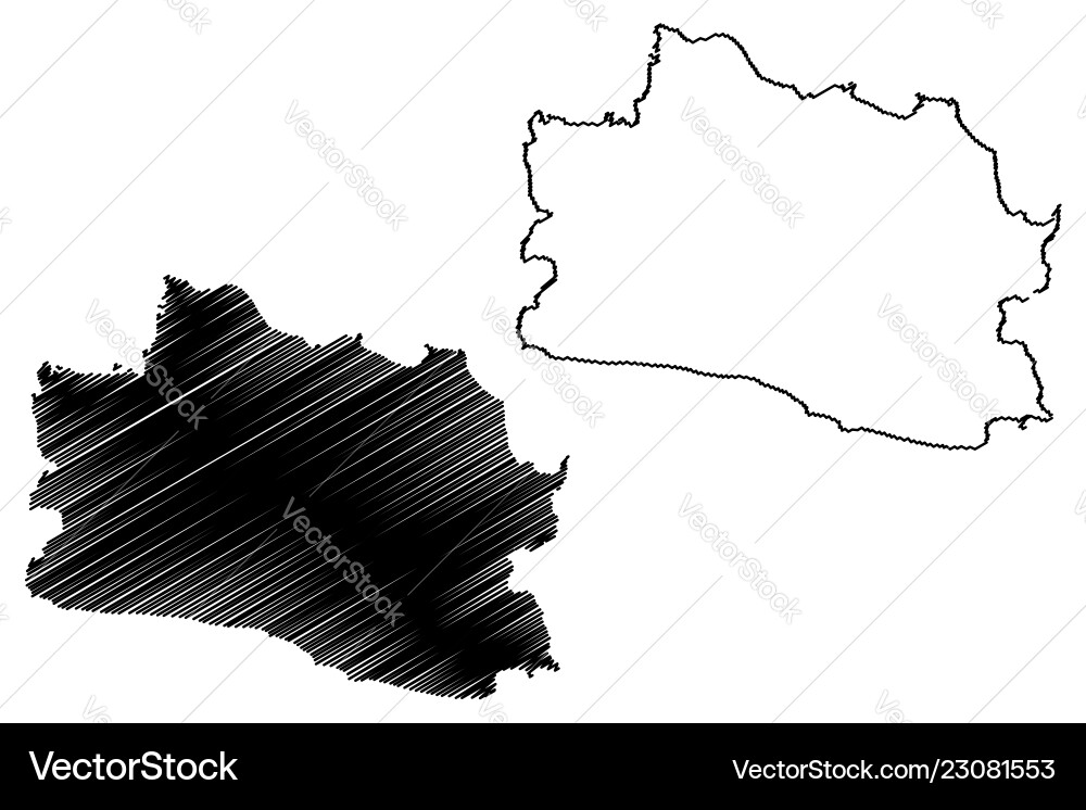 West java map West java map vector image