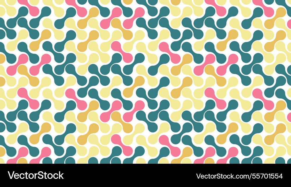 Abstract background geometric pattern metaball Vector Image