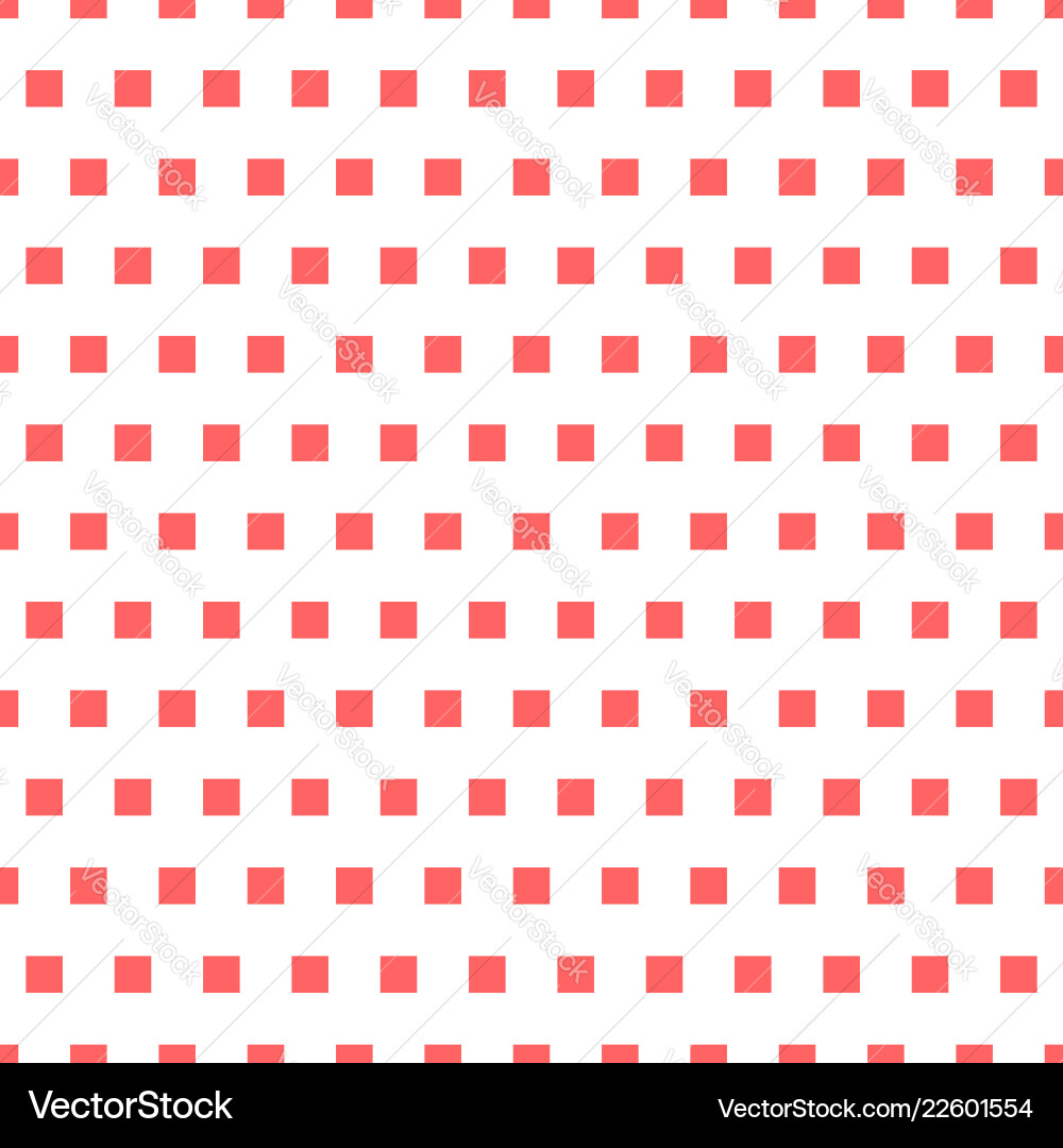 Basic repeatable white plus one color pattern Vector Image