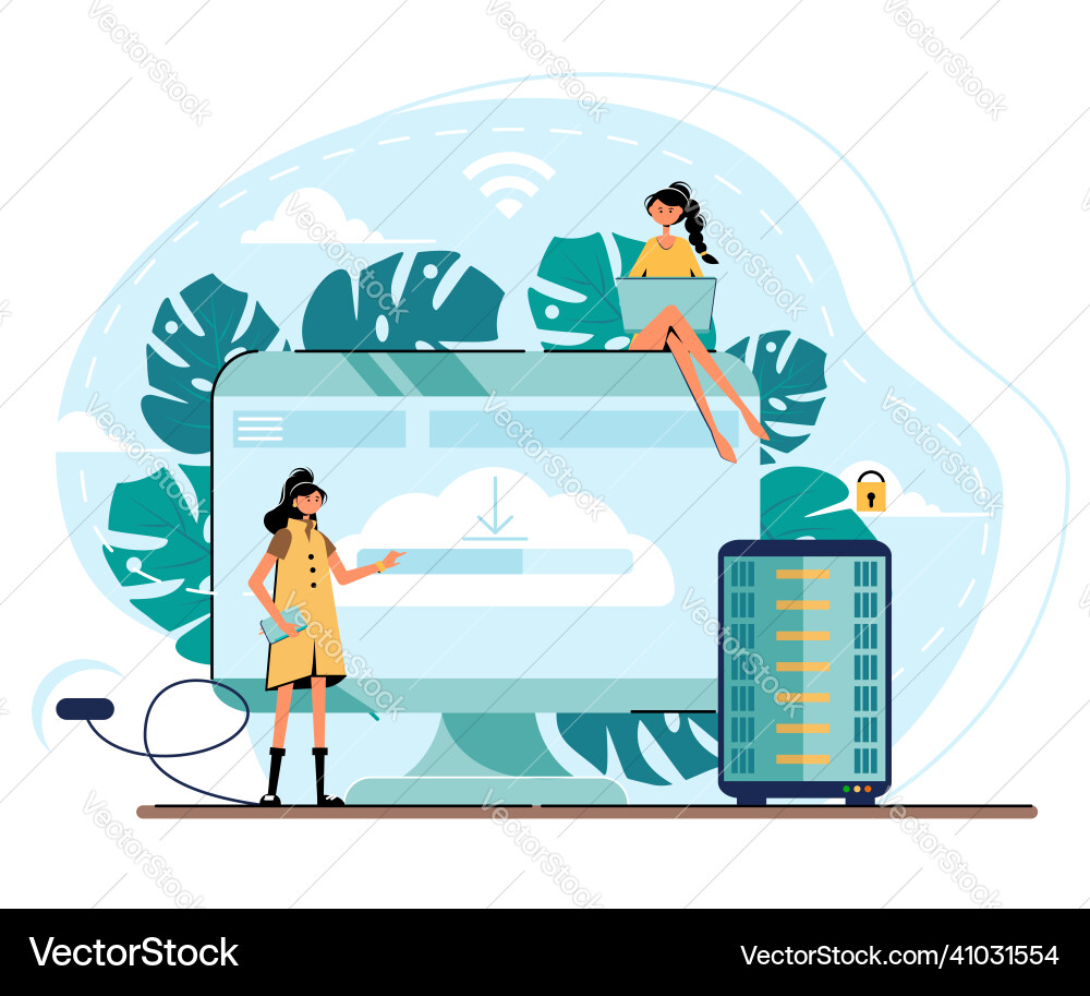 Software development process Vector Image