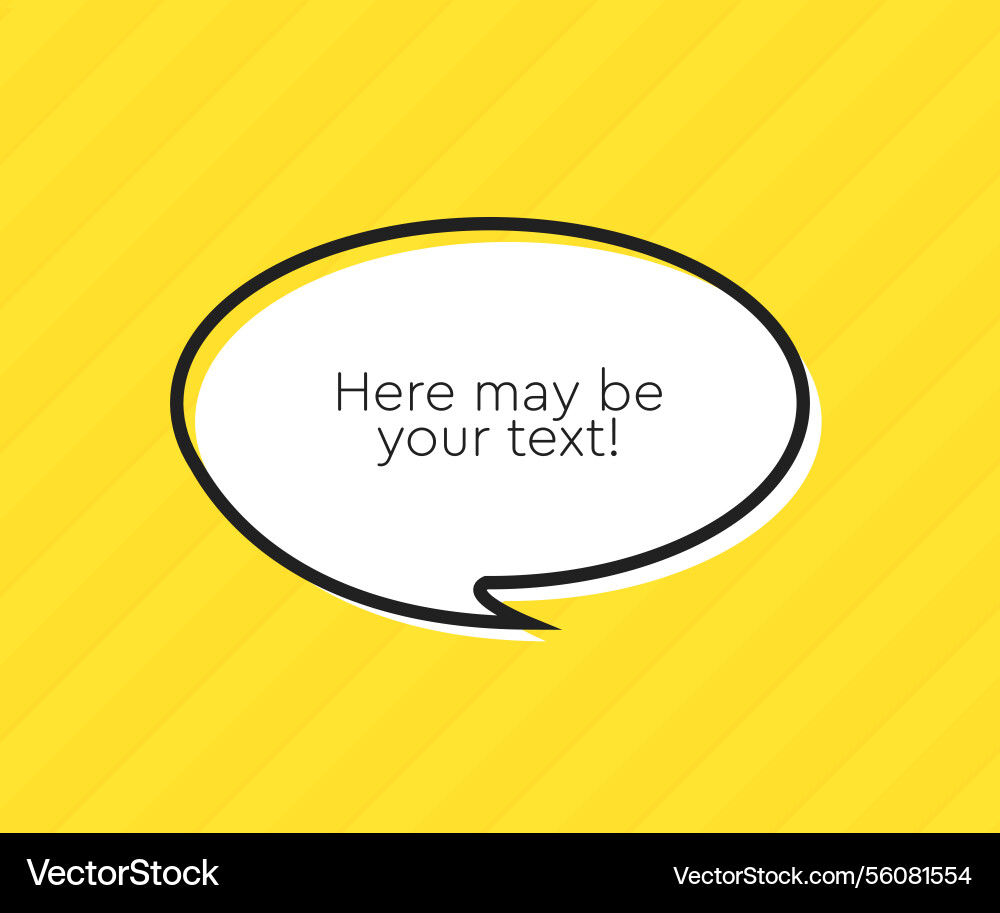 Speech bubble space for quote text frame message Speech bubble space for quote text frame message vector image