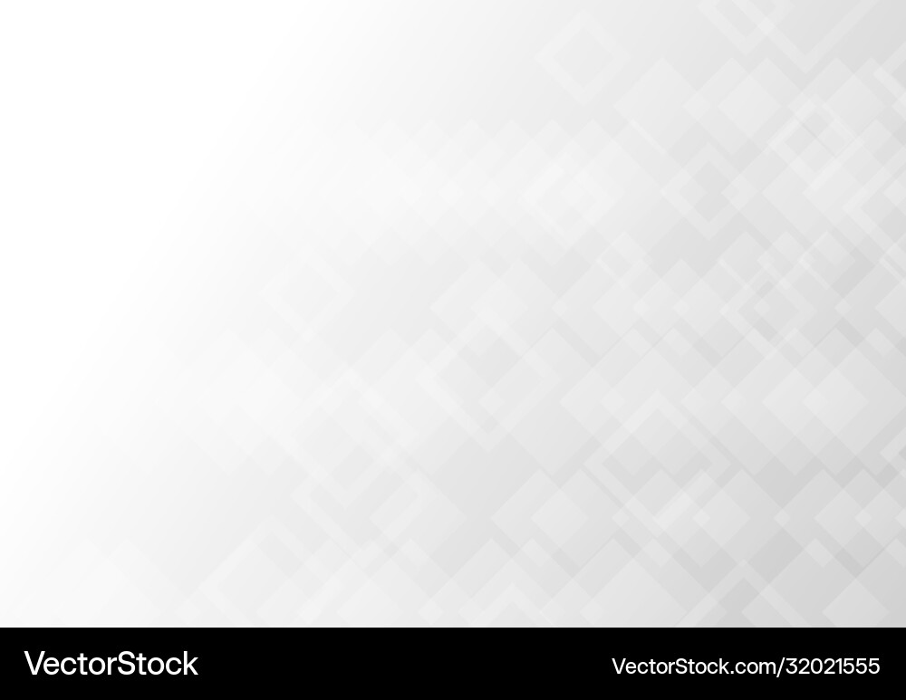 Abstract gradient white grey square pattern Abstract gradient white grey square pattern vector image