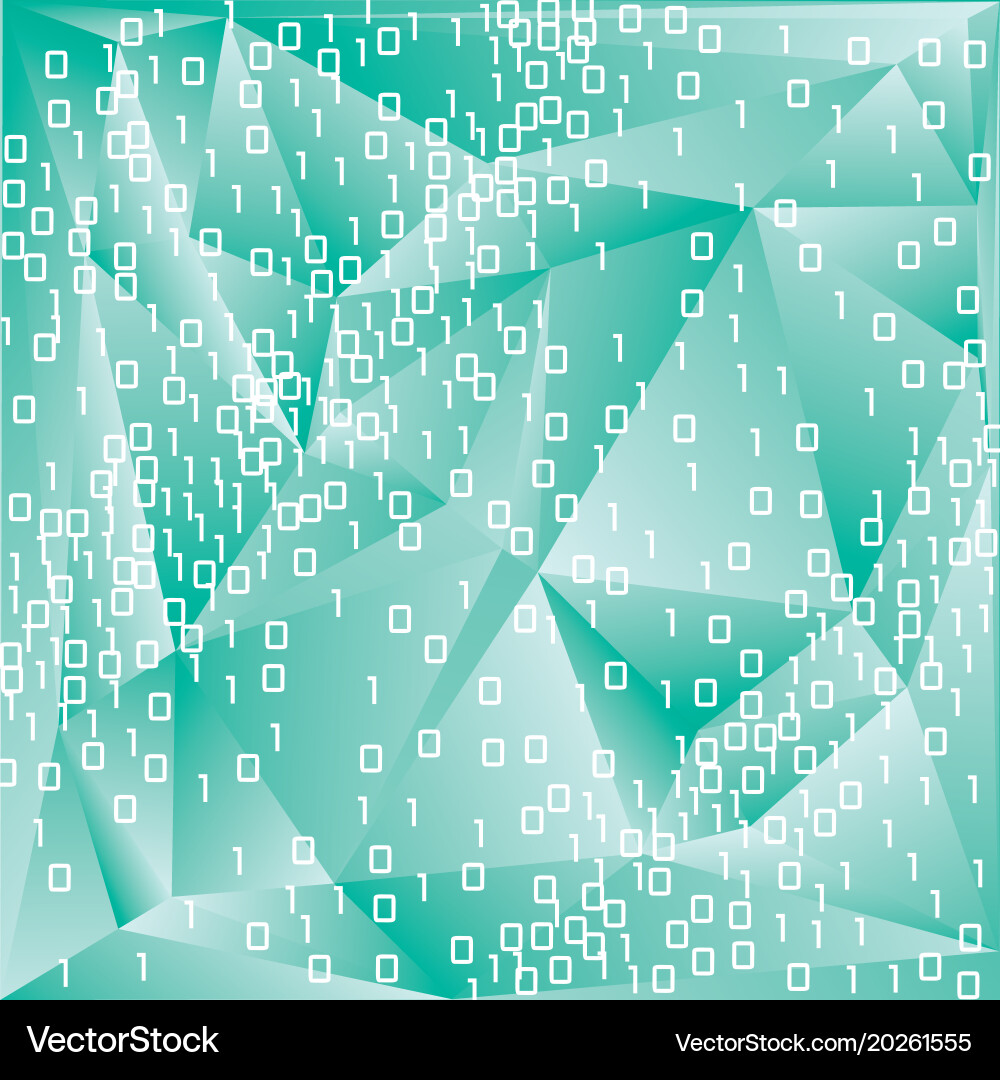 Binary computer code background Vector Image