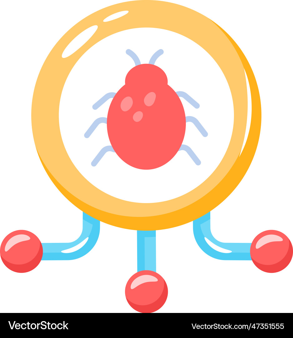 Connecting bug vector image