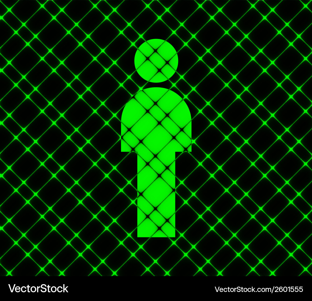 Man restroom flat modern web button and space Vector Image
