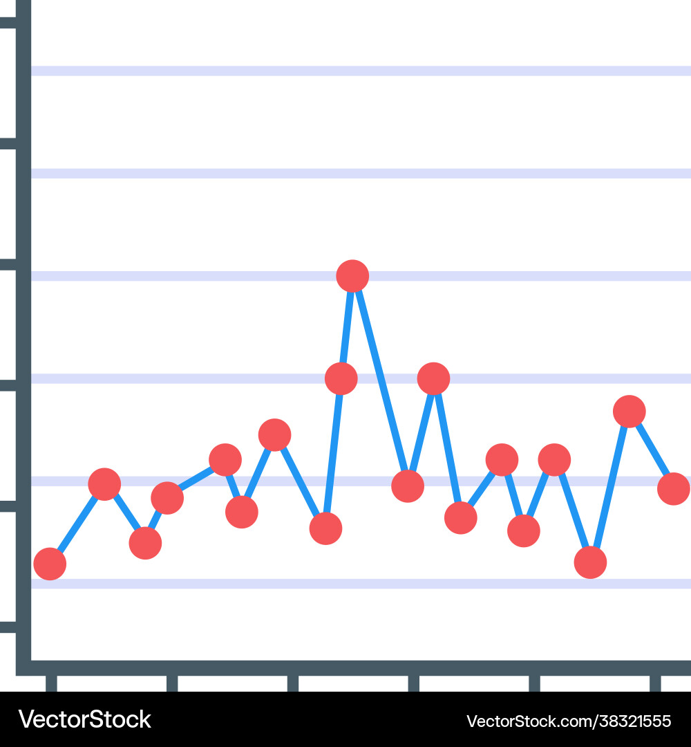 Shewhart control chart Royalty Free Vector Image