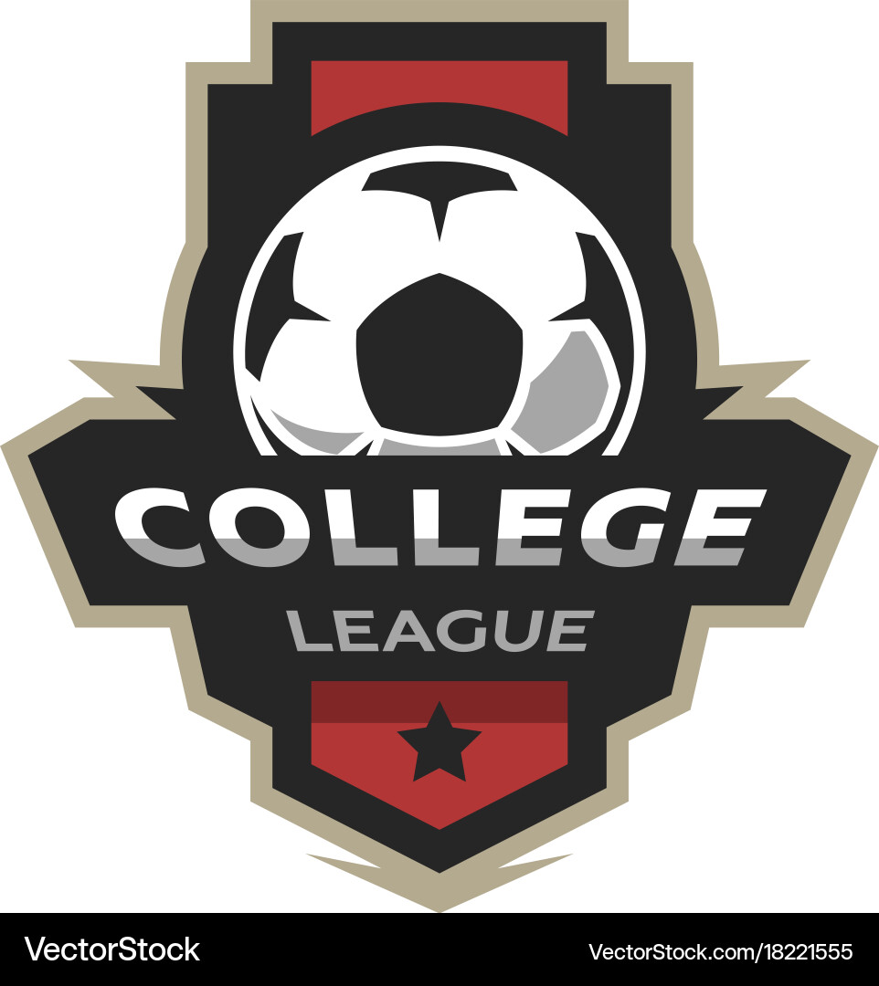 Soccer League Logo Vector Image