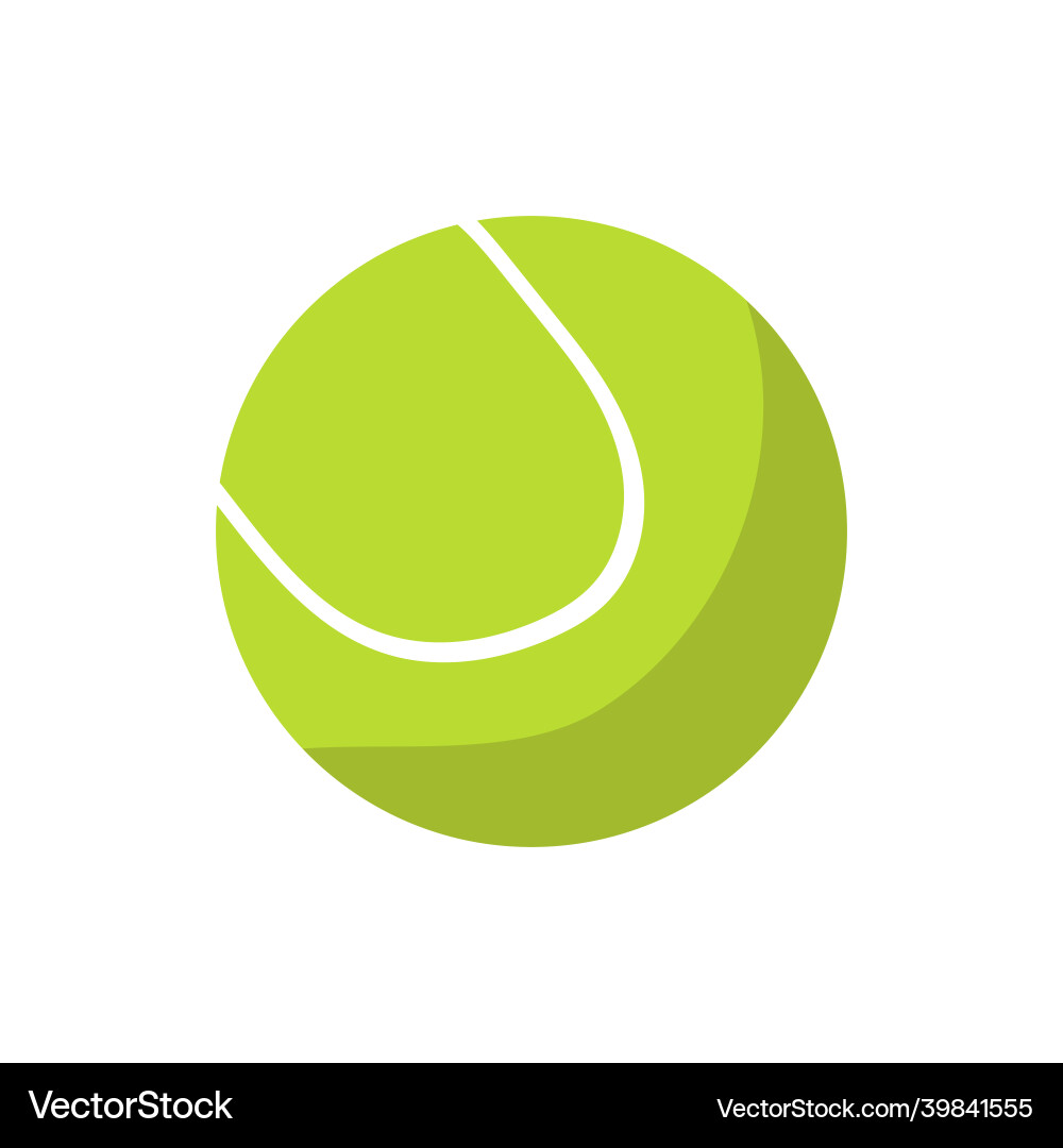 Tennis ball cartoon toy for home pets and sport Tennis ball cartoon toy for home pets and sport vector image