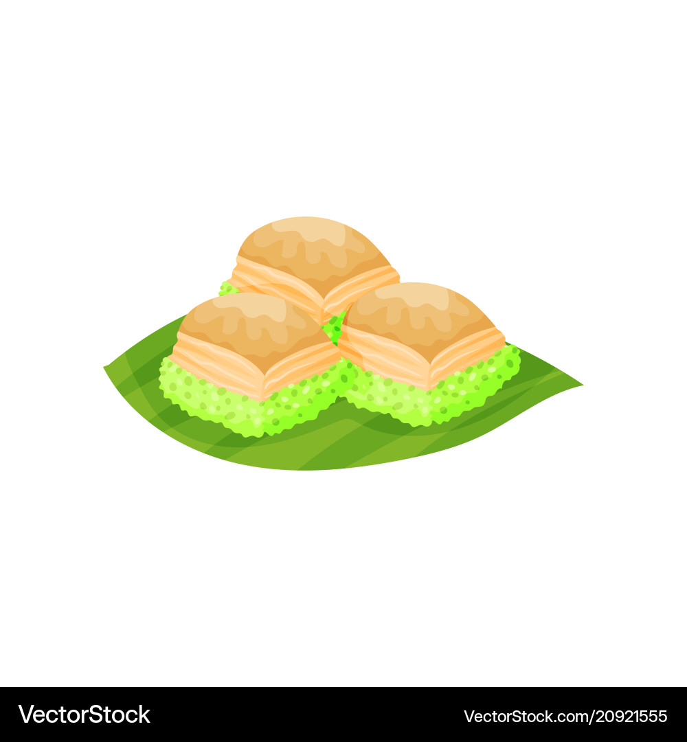 Traditional indonesian sweets delicious snacks Traditional indonesian sweets delicious snacks vector image