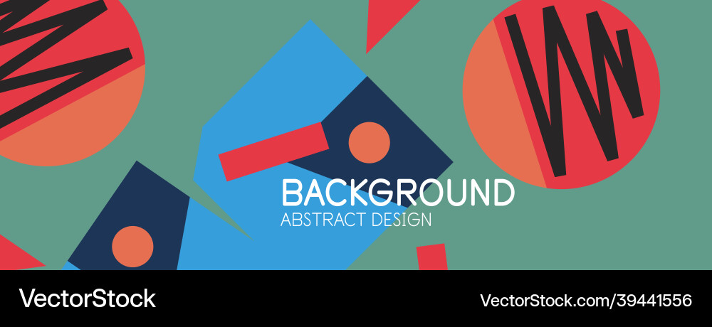 Abstract background with blocks lines geometric Abstract background with blocks lines geometric vector image