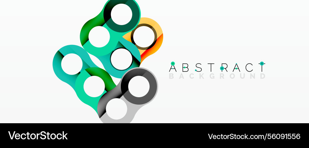 Abstract circle element composition Abstract circle element composition vector image