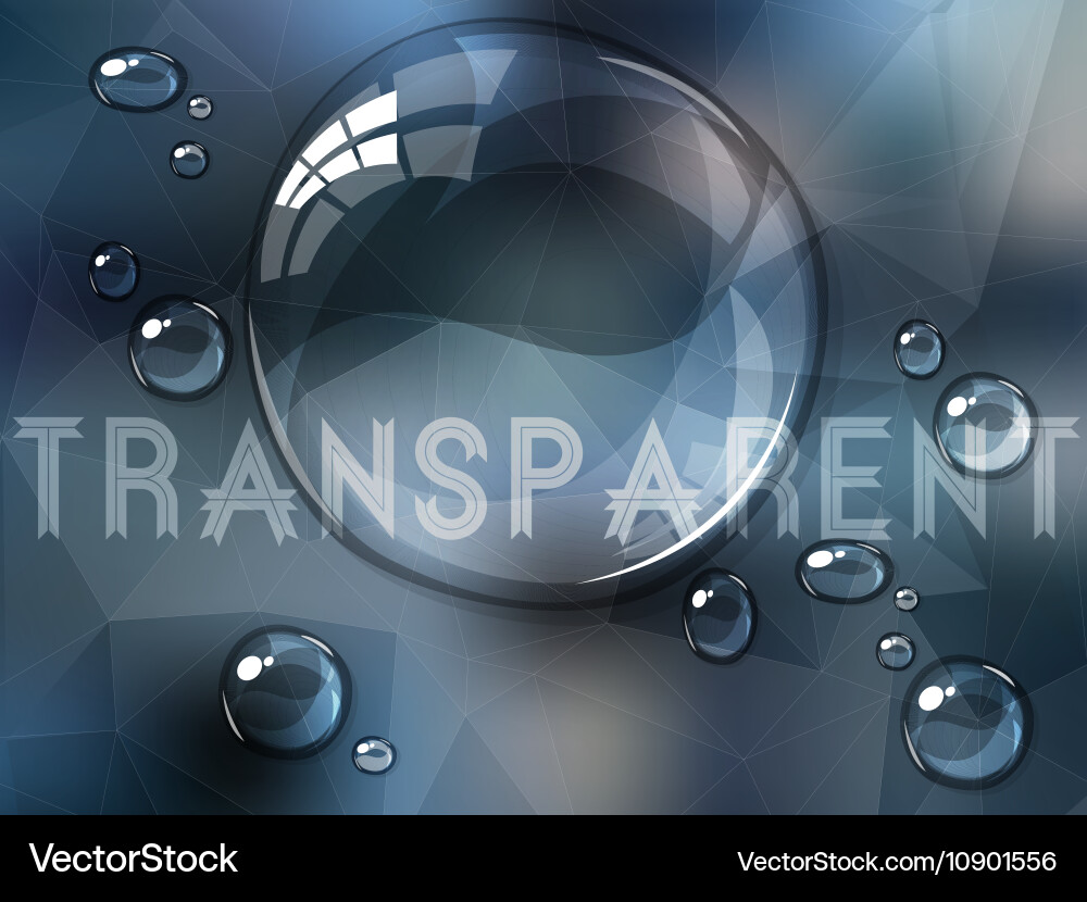Abstract defocused background with transparent vector image