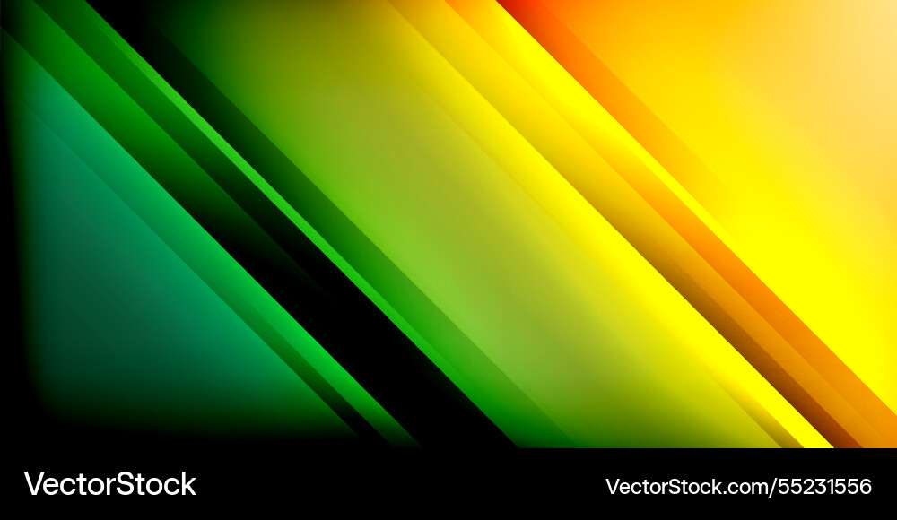 Dynamic shadow lines geometric shapes Vector Image