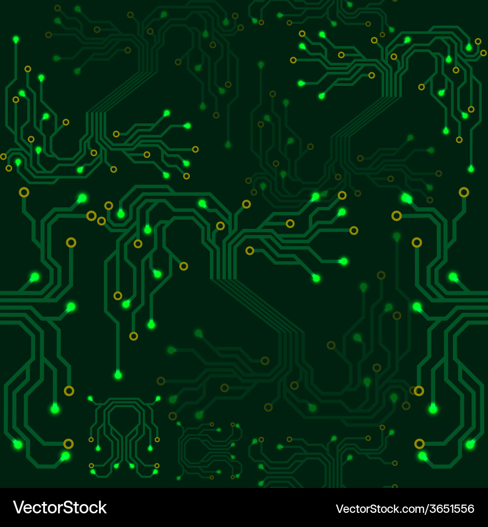 Electrical scheme seamless pattern vector image