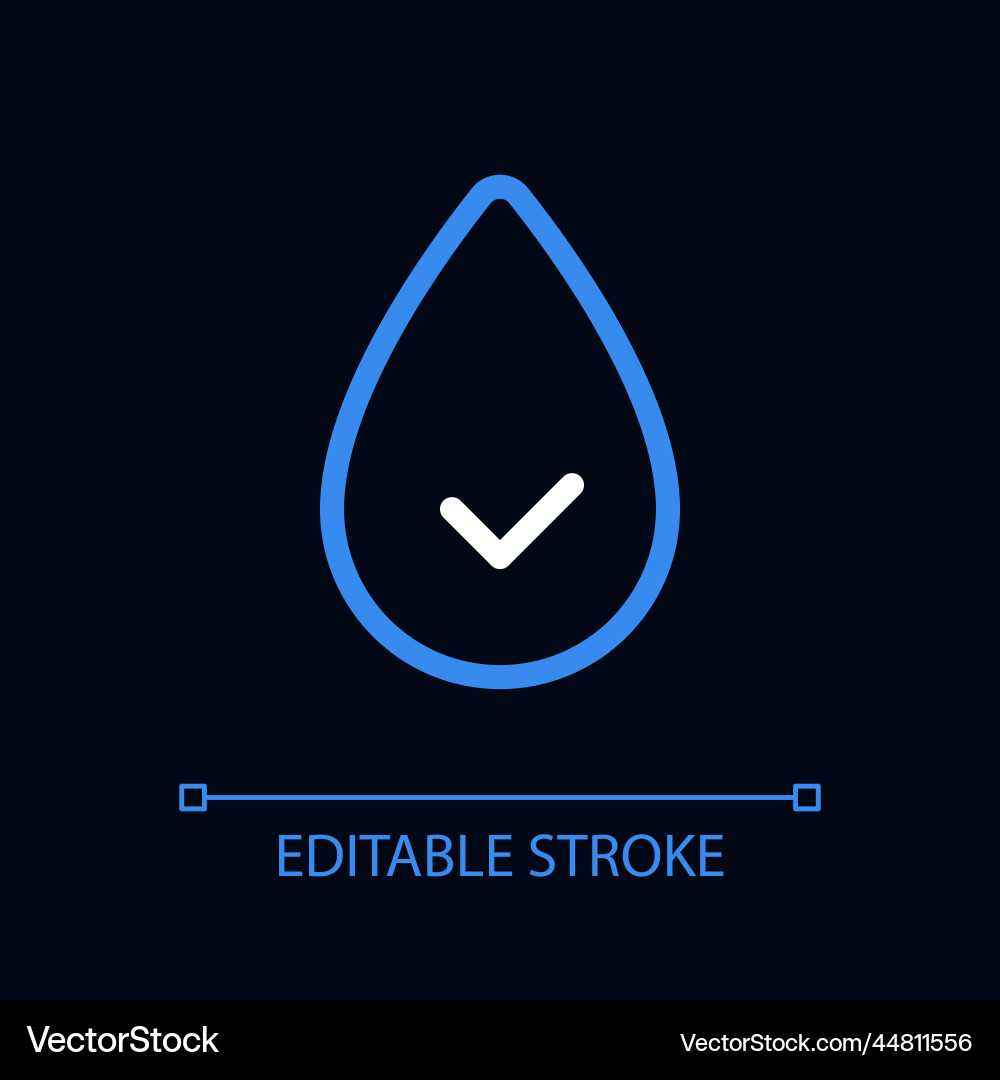 Hydration pixel perfect color linear ui icon Vector Image