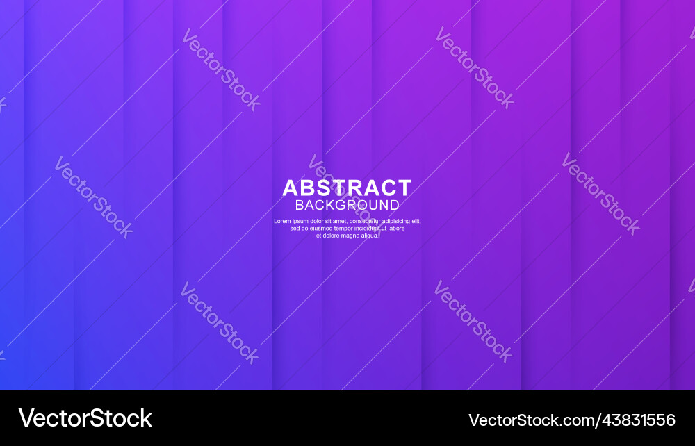 Modern 3d shapes background with diagonal style vector image