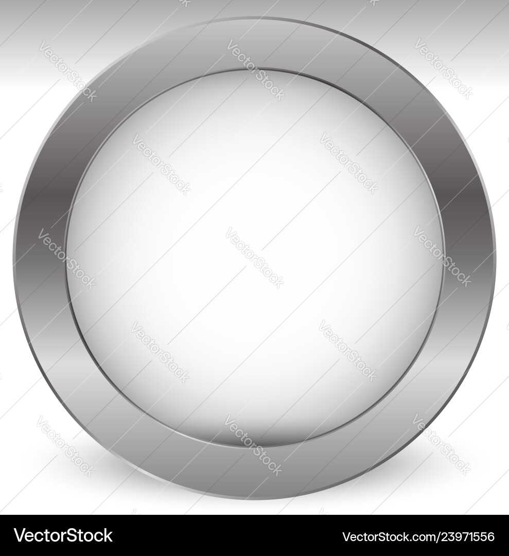 Shaded empty circle with transparent inner part Vector Image