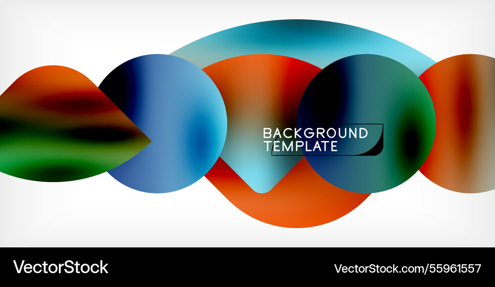 Bright circles with shadows abstract background Bright circles with shadows abstract background Vector Image