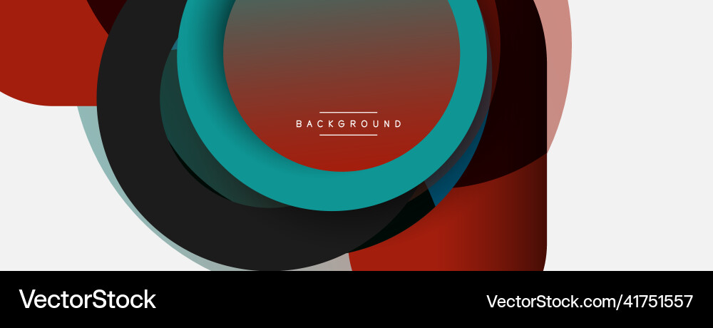 Circle and round shapes abstract background Circle and round shapes abstract background vector image