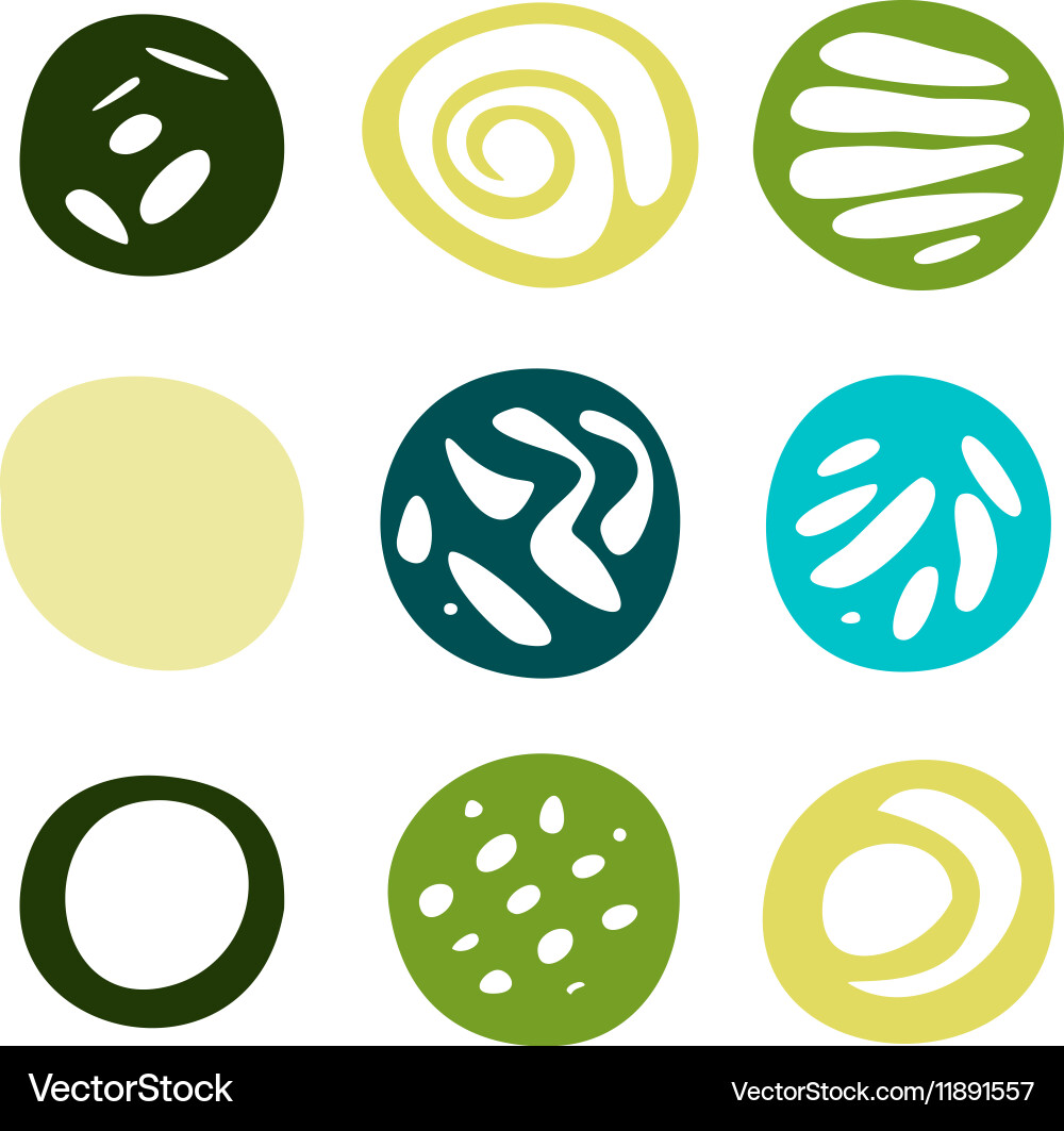 Set of hand drawn scetch elements vector image