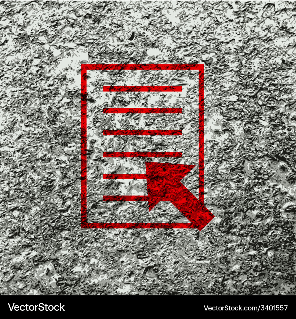 Text file icon symbol flat modern web design vector image