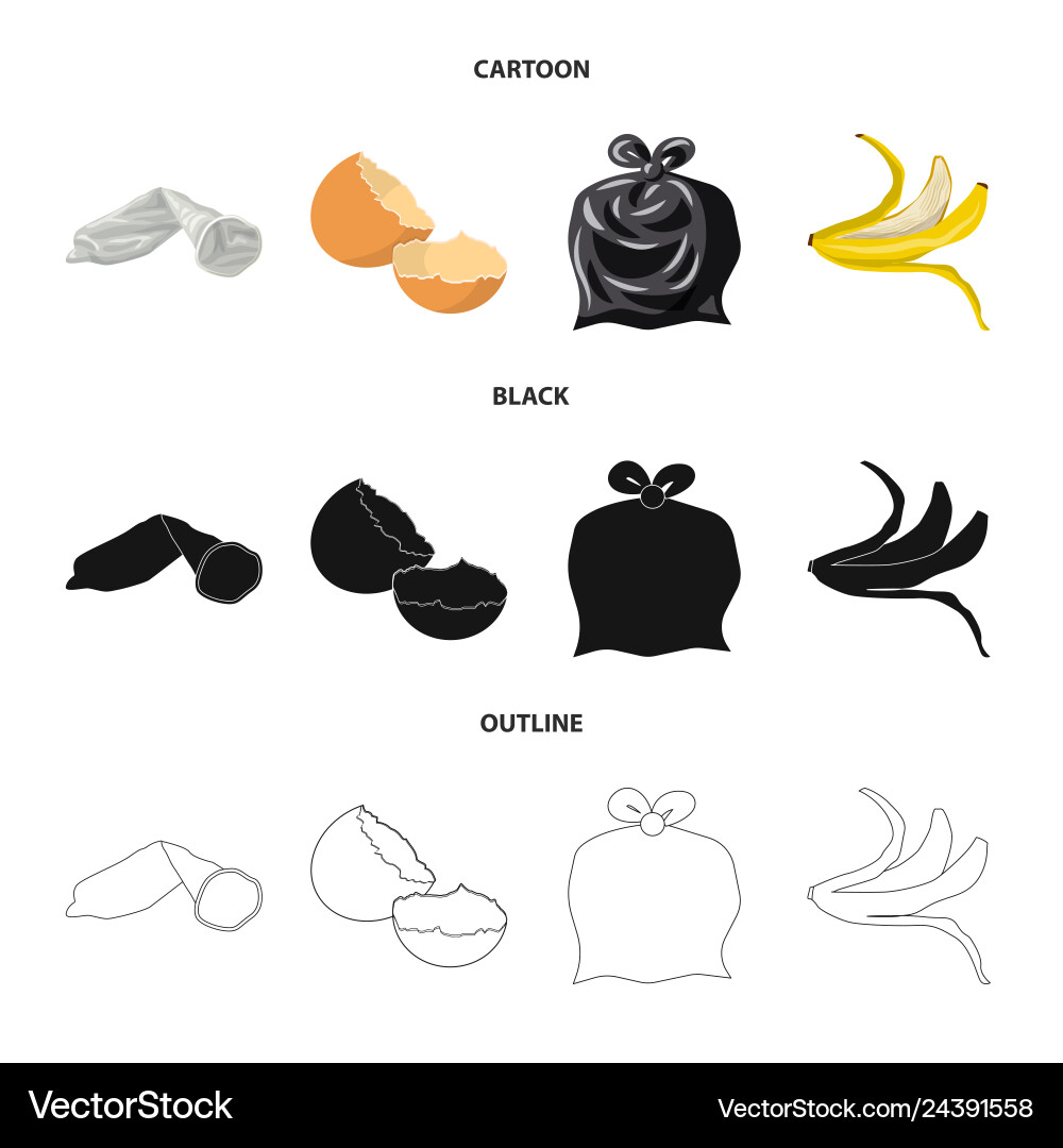 Isolated object of dump and sort logo collection Isolated object of dump and sort logo collection vector image