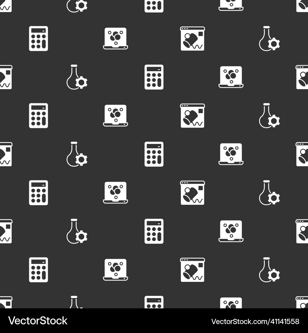 Set data visualisation test tube calculator Set data visualisation test tube calculator vector image