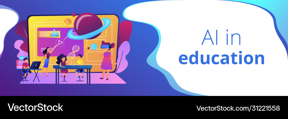 Smart spaces concept banner header Smart spaces concept banner header vector image
