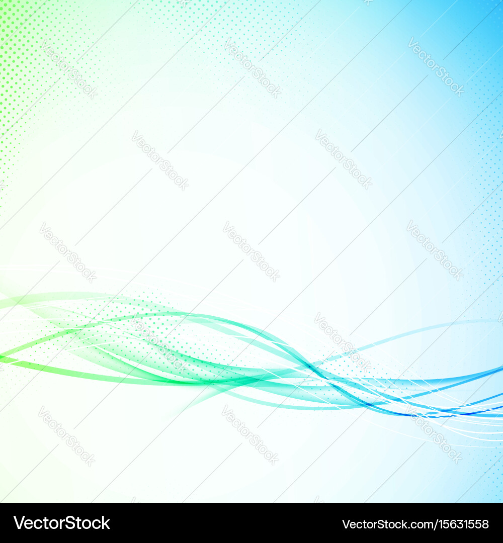 Soft futuristic abstract speed wave lines layout vector image