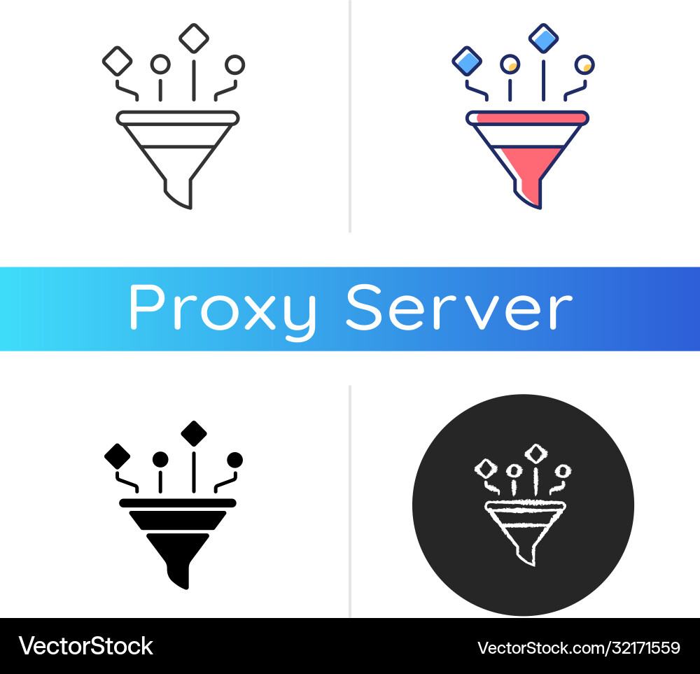 Content filtering icon Content filtering icon vector image