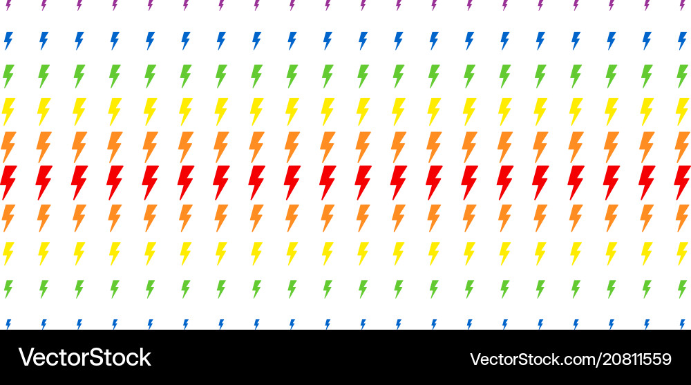 Electric strike shape halftone spectral array Electric strike shape halftone spectral array vector image