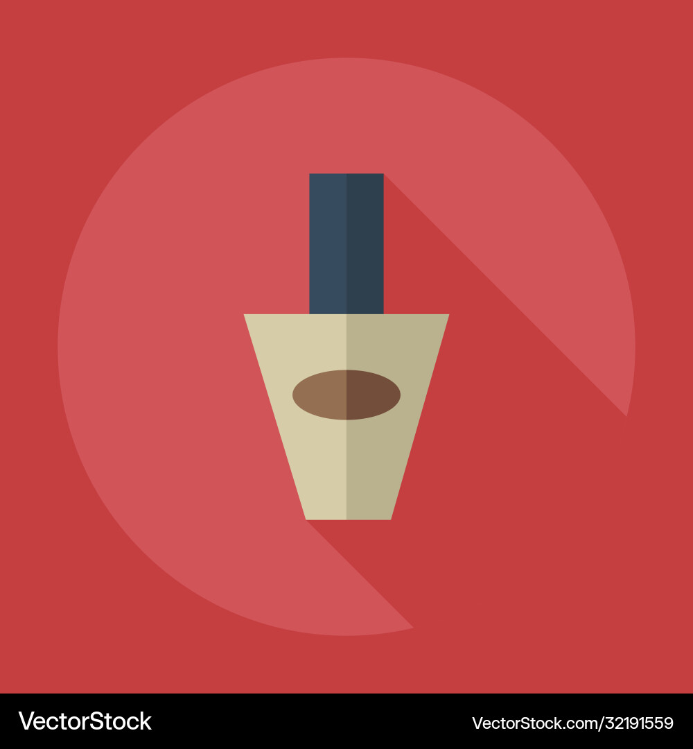 Flat modern design with shadow icons varnish vector image
