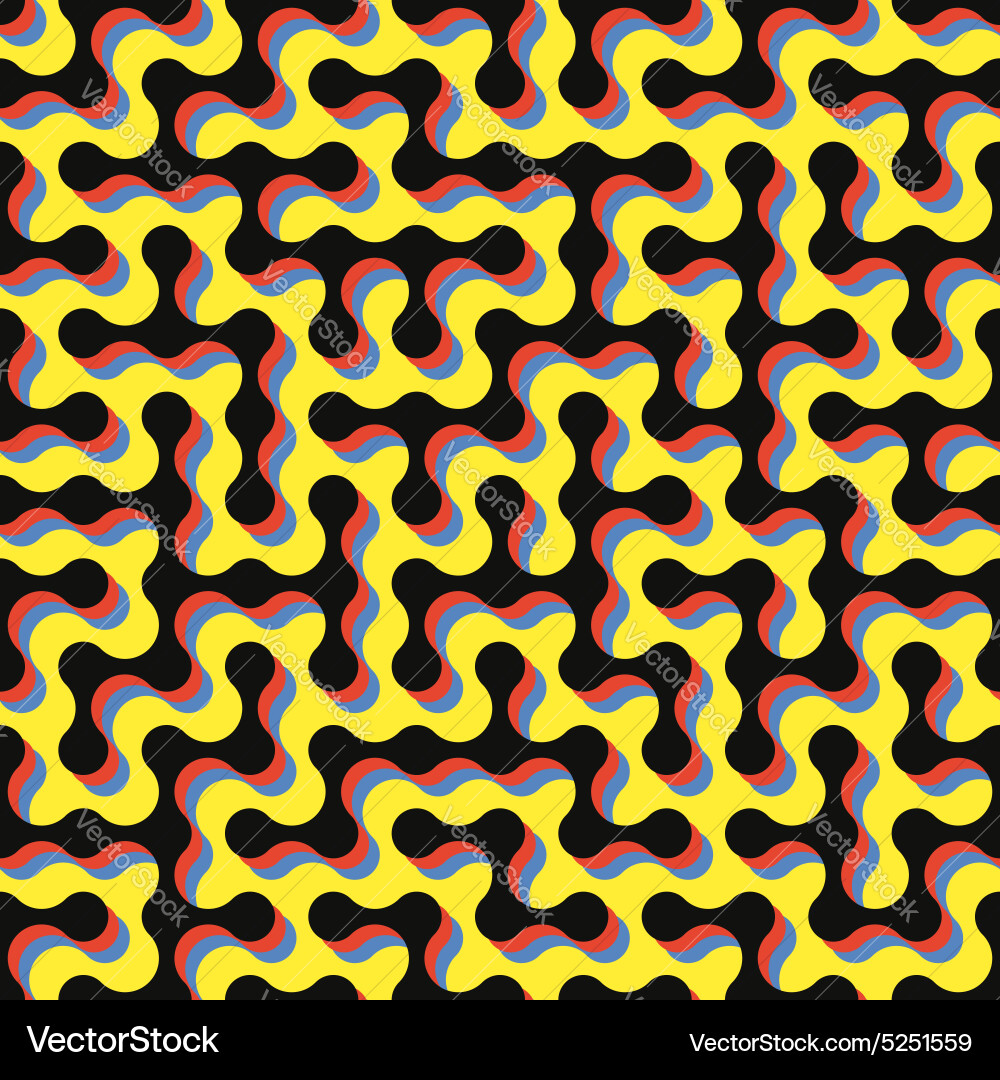 Intricate Maze Pattern vector image