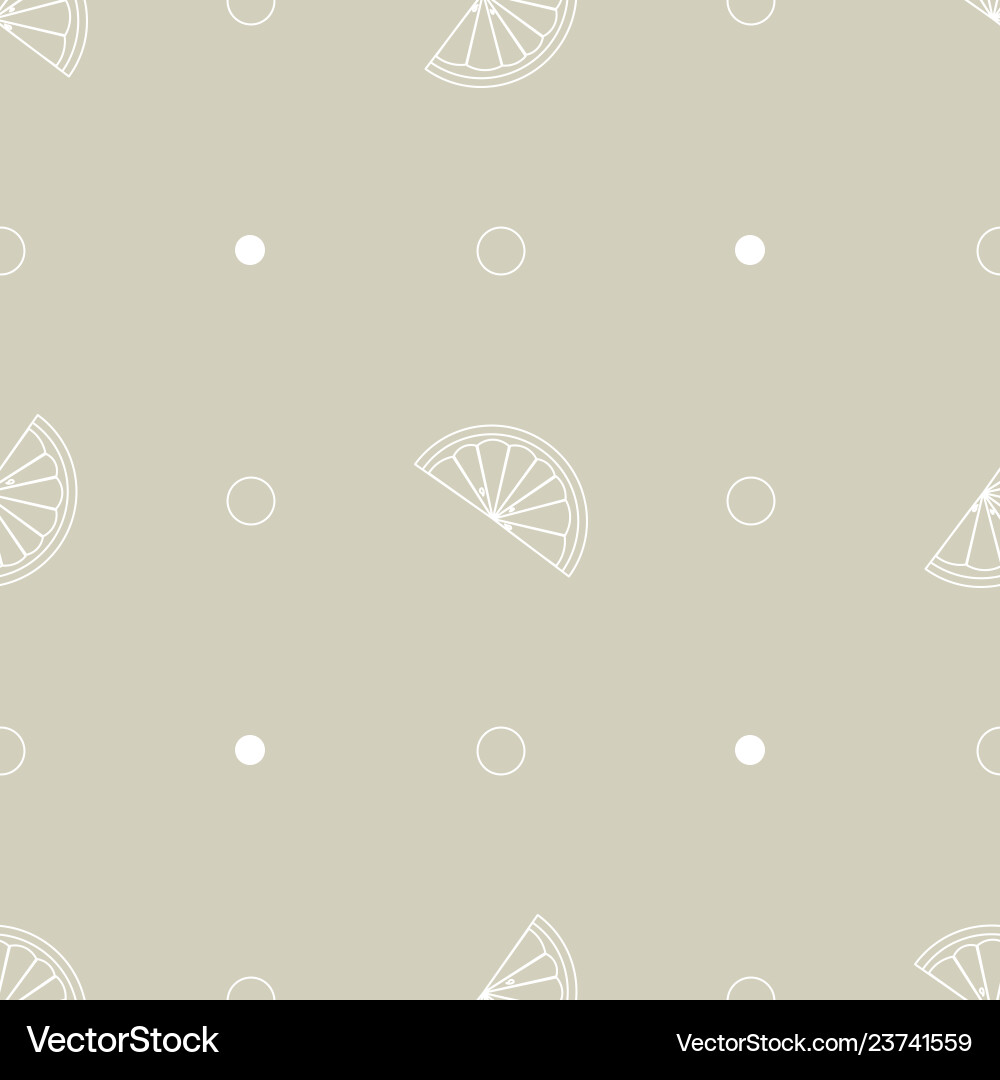 Seamless pattern with lemon slice background Seamless pattern with lemon slice background Vector Image