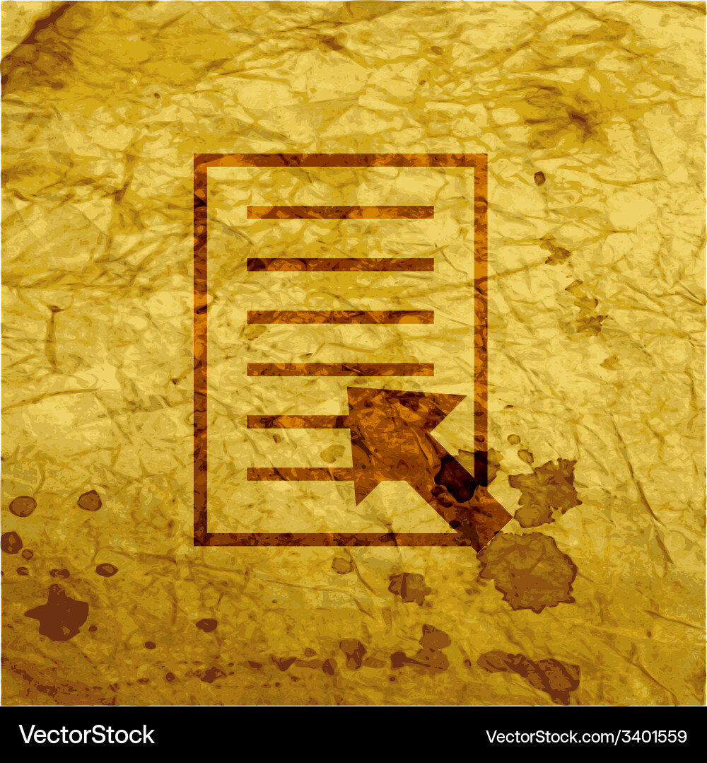 Text file icon symbol flat modern web design Vector Image