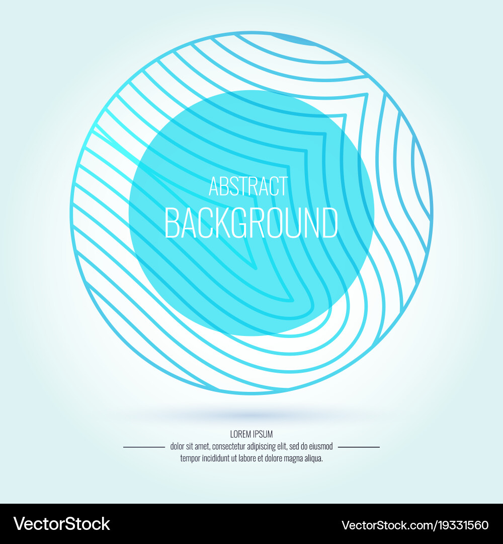 Abstract background with dynamic waves Vector Image