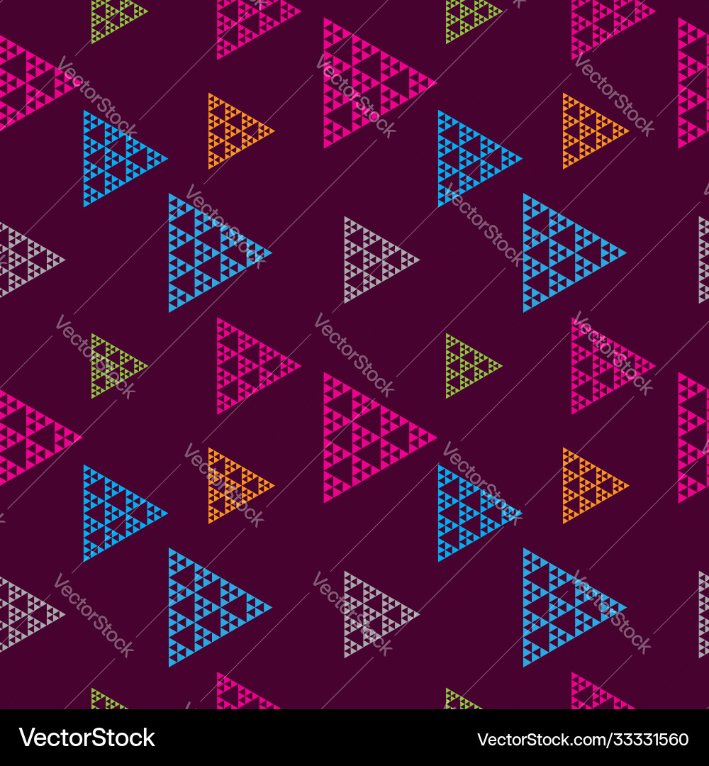 Abstract triangular geometric seamless pattern Abstract triangular geometric seamless pattern vector image
