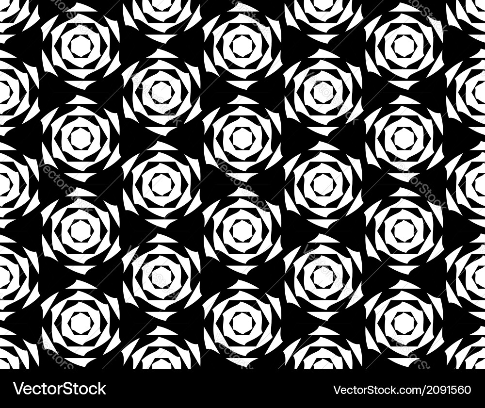 Design seamless monochrome hexagon pattern Vector Image