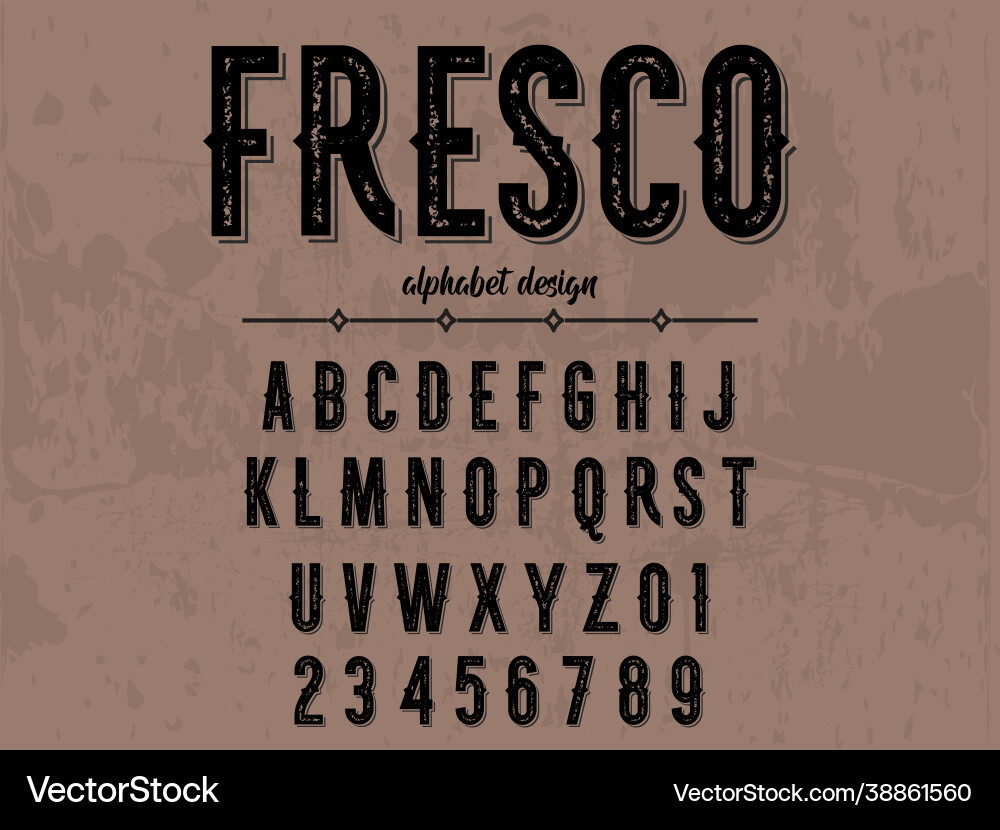 Font scripttypefacealphabet shadow Font scripttypefacealphabet shadow vector image