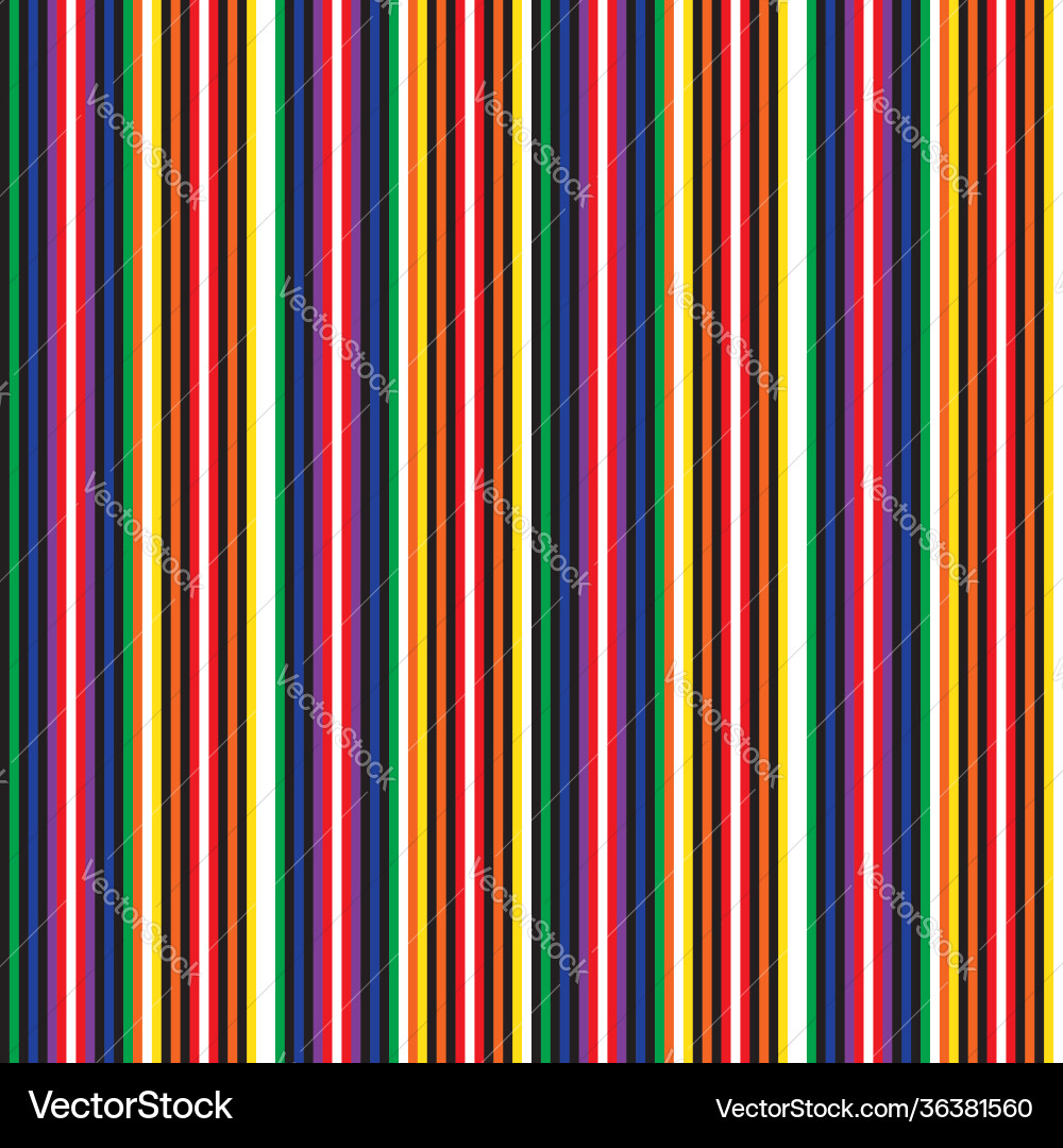 Rainbow stripe seamless pattern background Rainbow stripe seamless pattern background vector image