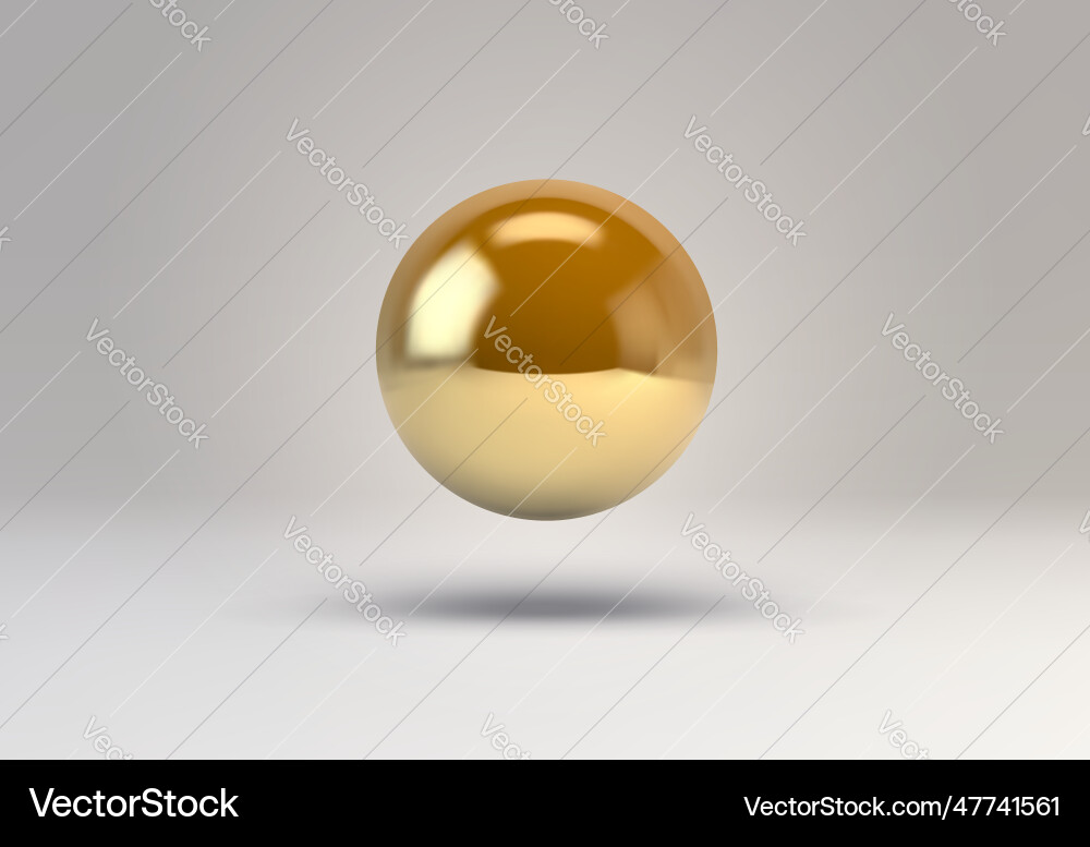 3d element or simple isolated golden shape 3d element or simple isolated golden shape vector image