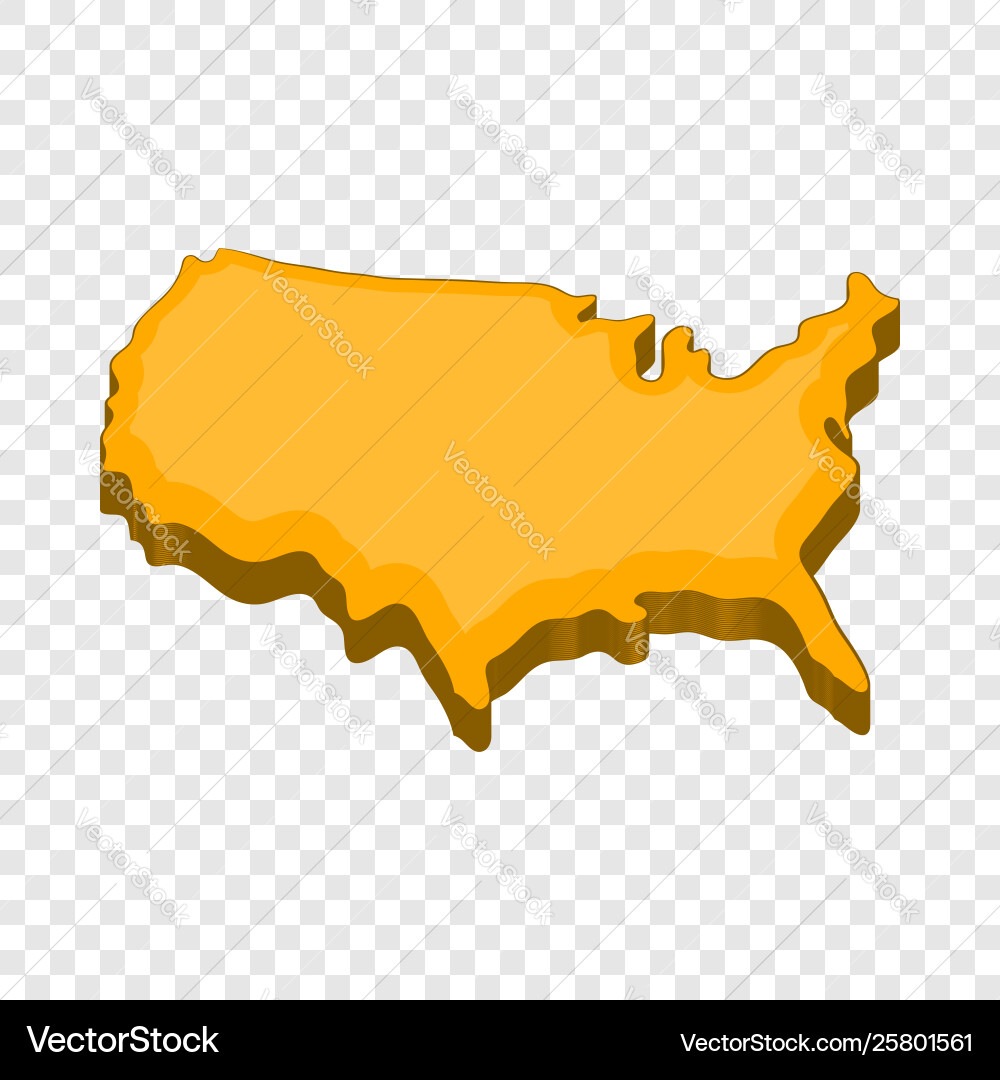 American icon cartoon style American icon cartoon style vector image